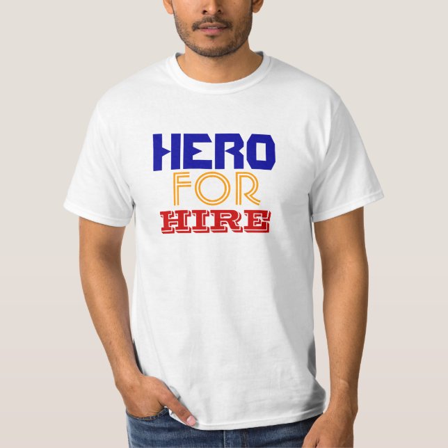 HERO PARA camiseta DE ALQUILER (Anverso)