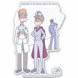 Hero Personalizado Cut Pegatinas