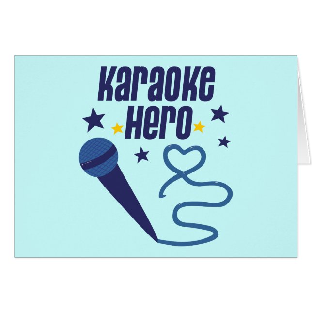 Héroe de Karaoke (Anverso (Horizontal))