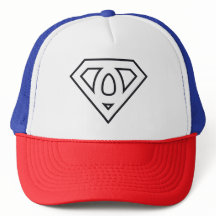 Héroe de super gorro “nombre It with o "