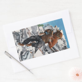 Héroe del Bugbear rescatando a Pegatinas de arte d