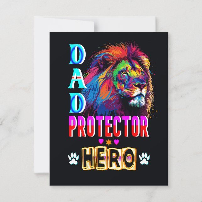 Héroe del protector de papá (Anverso)