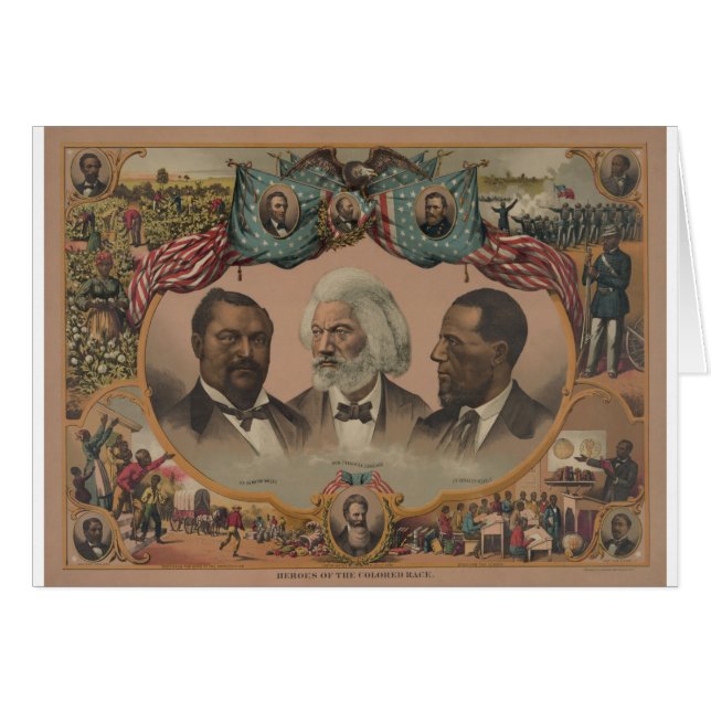 Héroes afroamericanos tempranos (Anverso (Horizontal))