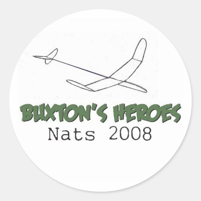 Héroes de Buxton - Pegatina de 2008 (Anverso)