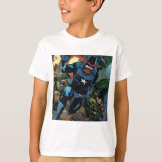 Héroes de Marvel reúnen camiseta de niños"