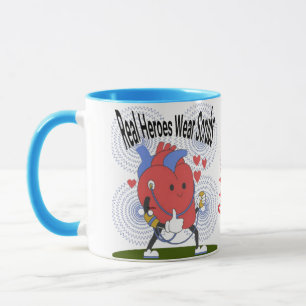 Héroes de verdad usan taza de hongos - Copa de caf