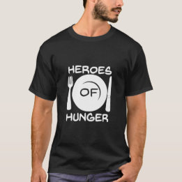 Héroes oscuros de camiseta de hambre
