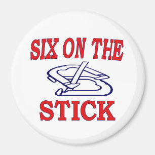 Herraduras 3" imán seis en el palillo