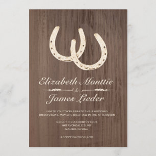 Herraduras que casan invitaciones