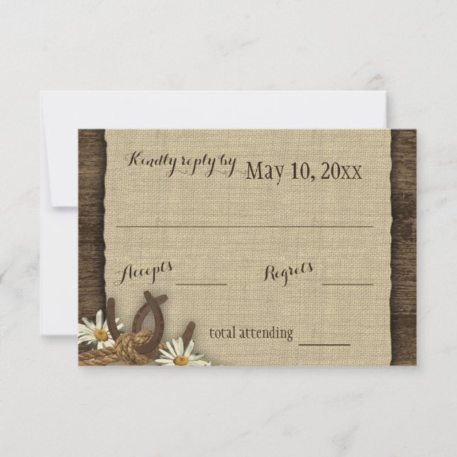 Herraduras y mareos Rústica respuesta a las bofeta (Anverso)