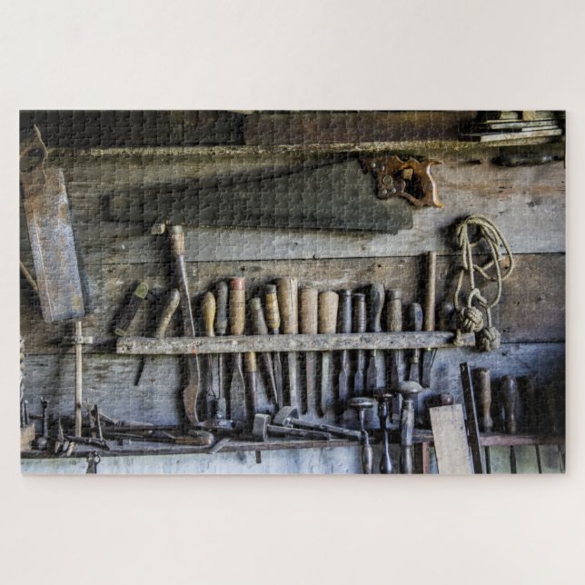 Herramientas antiguas Puzzle Jigsaw (Horizontal)
