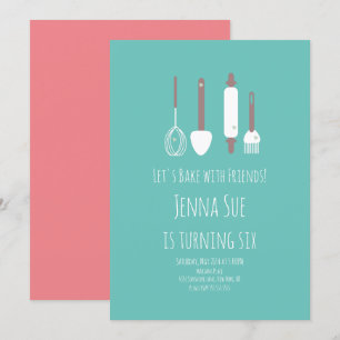 Herramientas de invitación para fiesta de cumpleañ