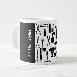 Herramientas del Hairstylist #1 de la taza de café