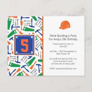 Herramientas Invitación de cumpleaños para la imag