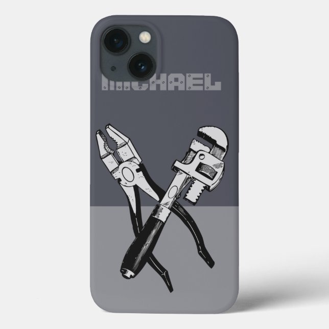 HERRAMIENTAS personalizados fundas en monogramas (Reverso)