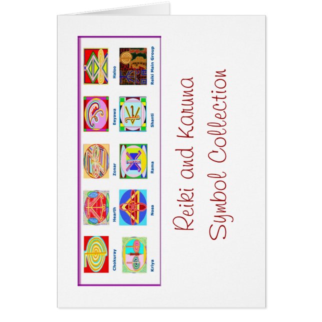 Herramientas principales de Reiki - sorteos de los (Frente)