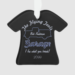Herramientas voladoras garaje ornamento de Navidad