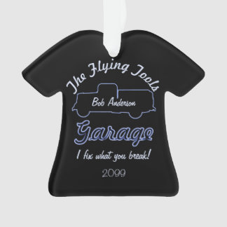 Herramientas voladoras garaje ornamento de Navidad