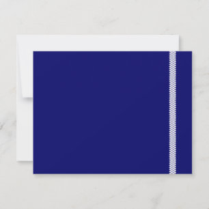 Herringbone Star Bar Mitzvah RSVP Card
