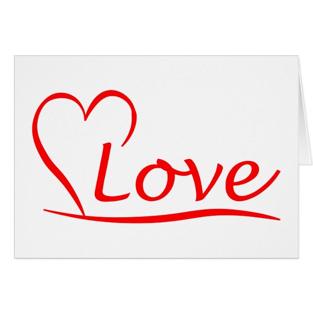 Herz mit Liebe (Anverso (Horizontal))