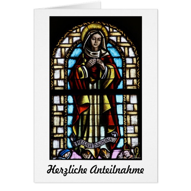 Herzliche Anteilnahme Karte (Frente)
