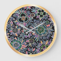 HESTIA: Resplandor Eterno - Reloj de Pared de Arte