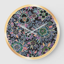 HESTIA: Resplandor Eterno - Reloj de Pared de Arte