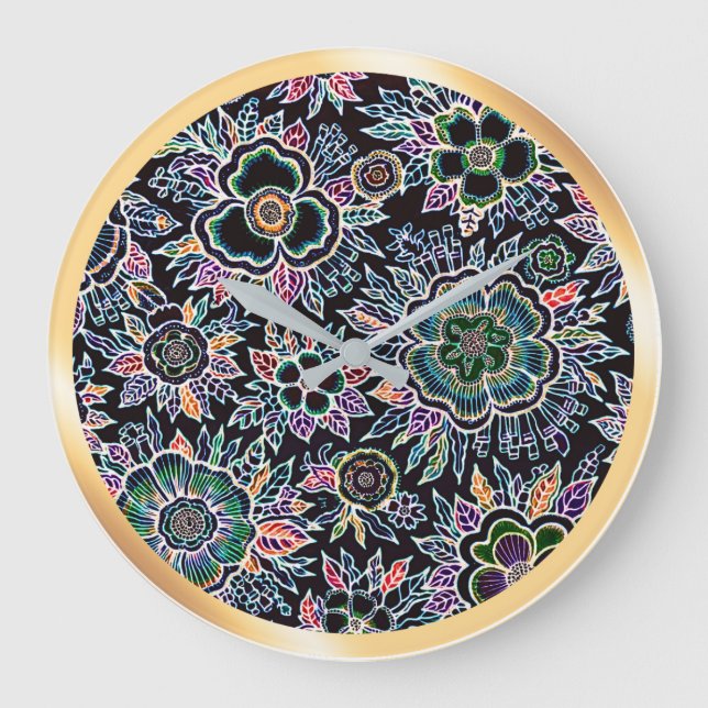 HESTIA: Resplandor Eterno - Reloj de Pared de Arte (Anverso)