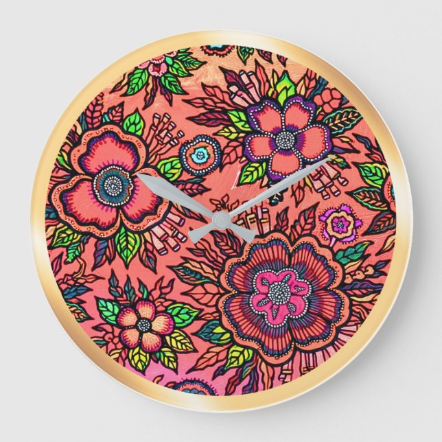 HESTIA: Sacred Ember- Reloj de pared de arte maxim (Anverso)