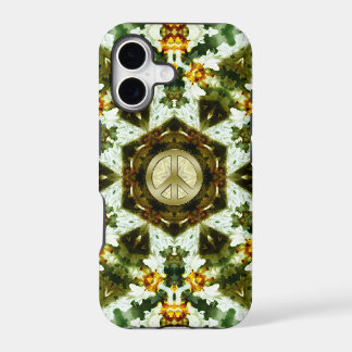 Hexagon Jasmin Garden Peace Star iPhone 5 Funda