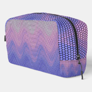 Hexagon Purple Pink Resumen Modelo Bolsa de Aseo