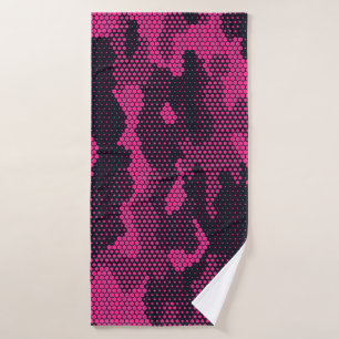 Hexagonal de camuflaje, fondo de textura militar
