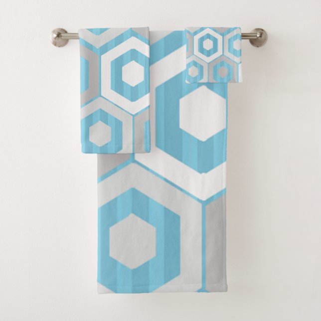 Hexagons y rayas de invierno (In situ)