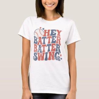 Hey Batter Batter Swing Tee, Camiseta de béisbol