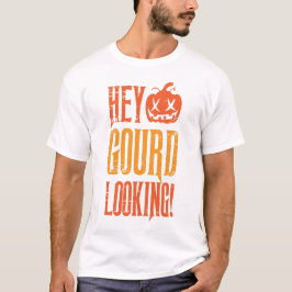 Hey Camiseta de Halloween con aspecto de Gourd