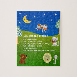 Hey Diddle Diddle Nursery Rhyme Puzzle