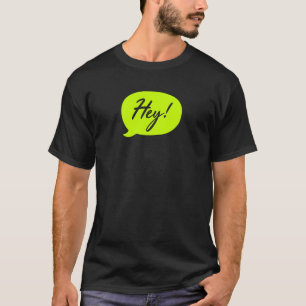 hey - diseño verde de camisetas