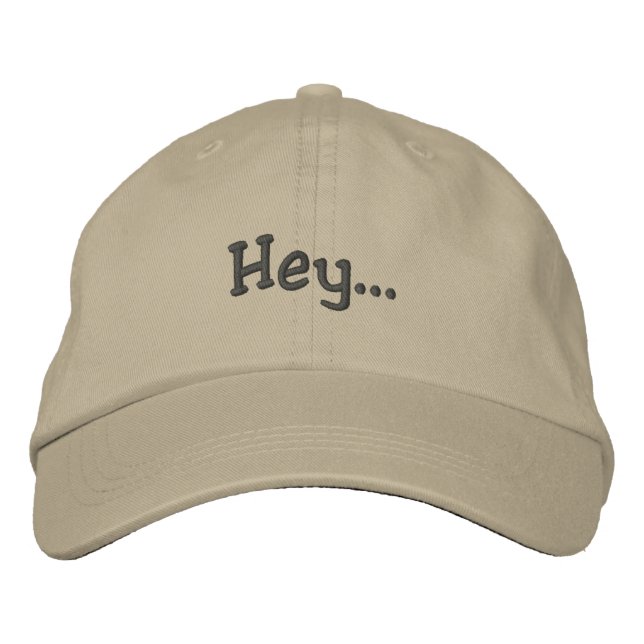 Hey Embroidered Gorra (Anverso)