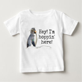 ¡Hey! ¡Estoy Hoppin' aquí! Camiseta de pingüino Ro