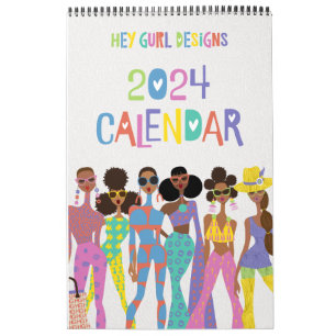 Hey Gurl Diseños Calendario 2024
