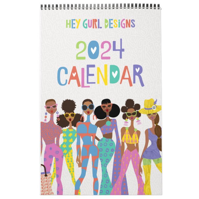 Hey Gurl Diseños Calendario 2024 (Tapa)