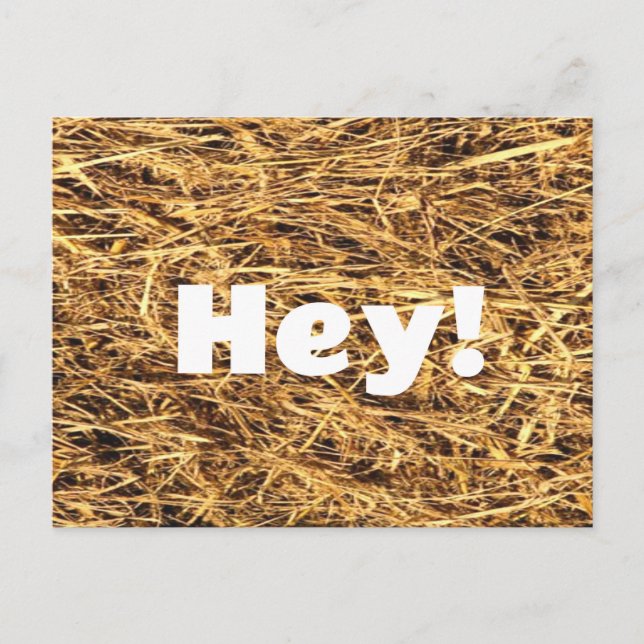 ¡Hey! Hay postal (Anverso)