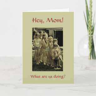 Hey Mamá ~ tarjeta