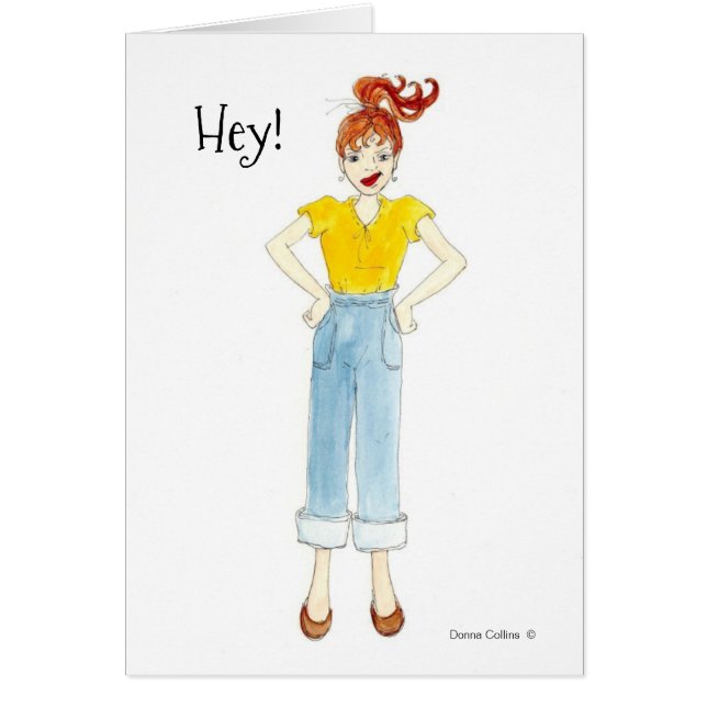 Hey, ¿sigues teniendo la tarjeta de felicitación l (Frente)