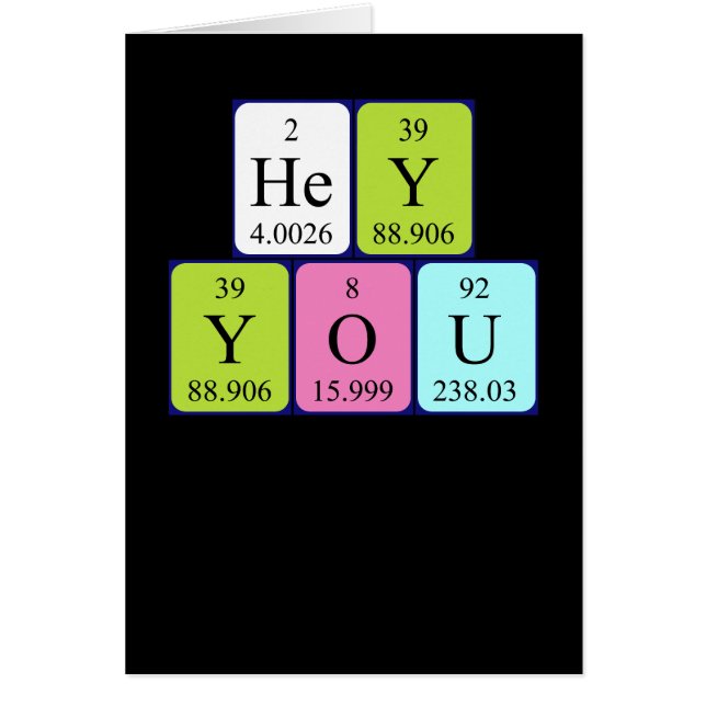 Hey, tarjeta de cumpleaños 5 (Frente)