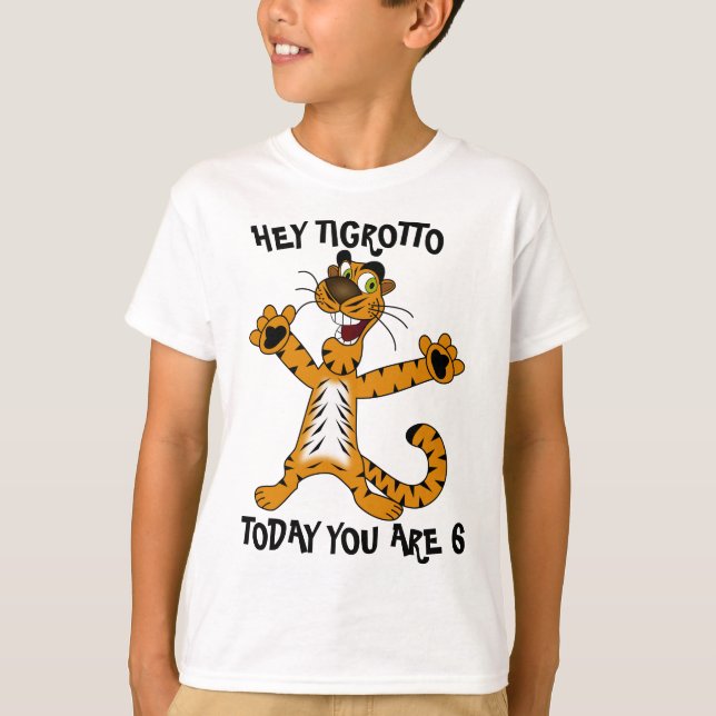 HEY TIGROTTO Nacimiento Camiseta (Anverso)