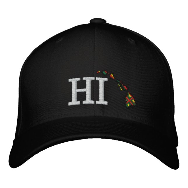 HI Hawaii Embroidered Gorra (Anverso)