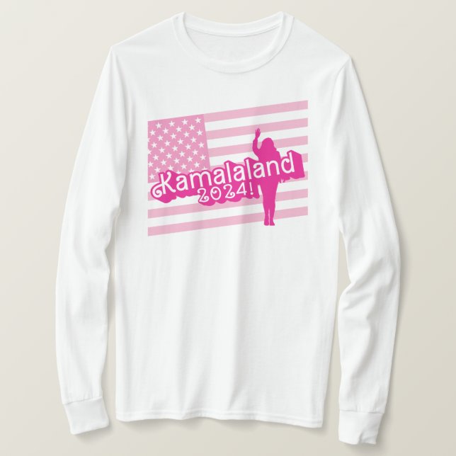 "Hi Kamala" - Camiseta femenina (sin lema) (Anverso del diseño)