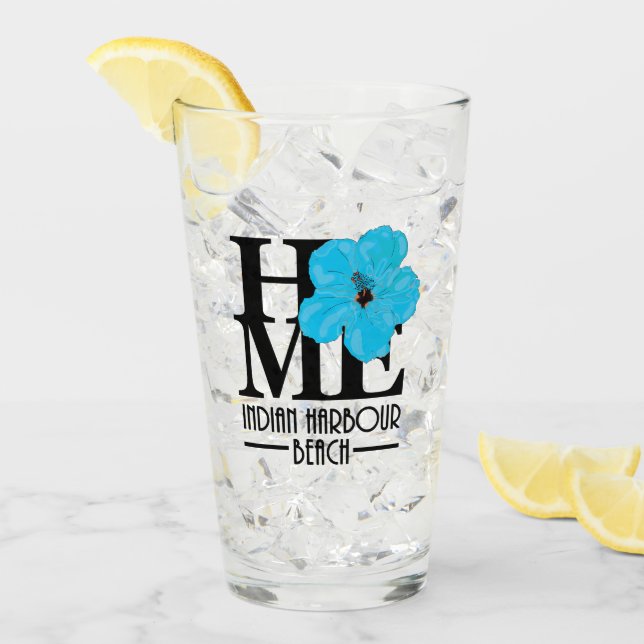 Hibisco indio del azul del HOGAR de la playa del (Anverso (hielo))