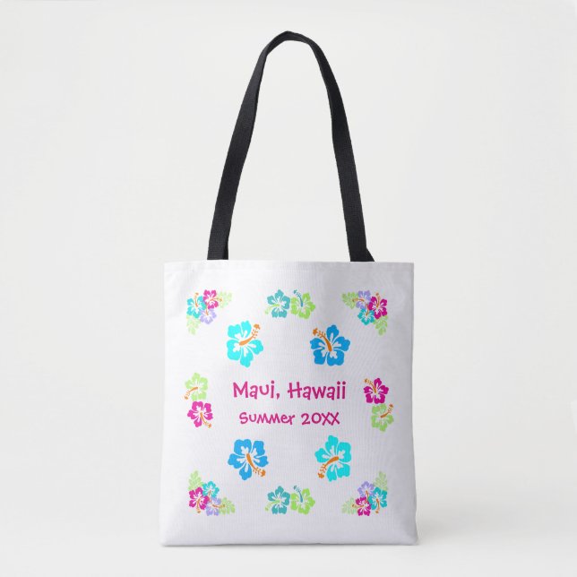 Hibisco Tropical - Bolsa tote (Anverso)